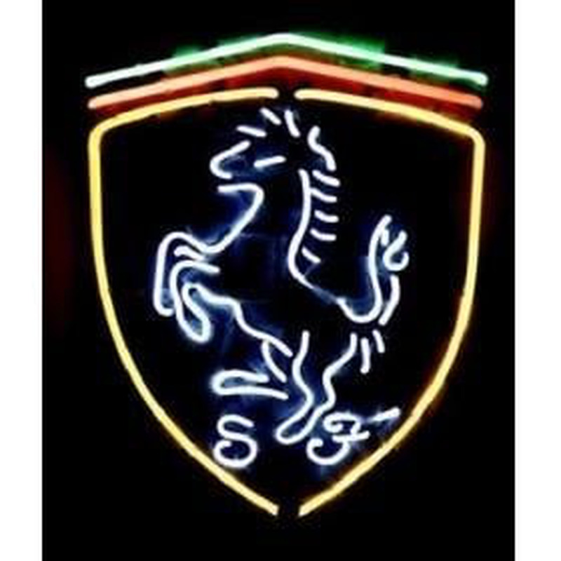 HORSE CAR AUTO LOGO Neon Skilt