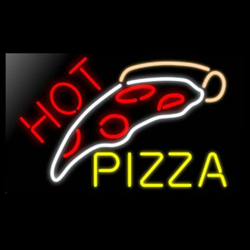 HOT PIZZA Neon Skilt