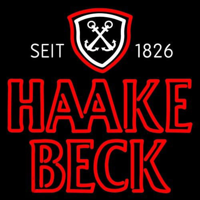 Haake Becks Beer Neon Skilt