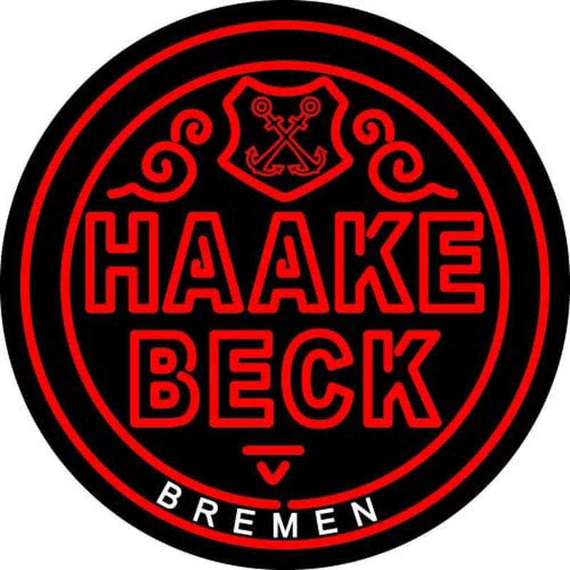 Haake Becks Beer Neon Skilt