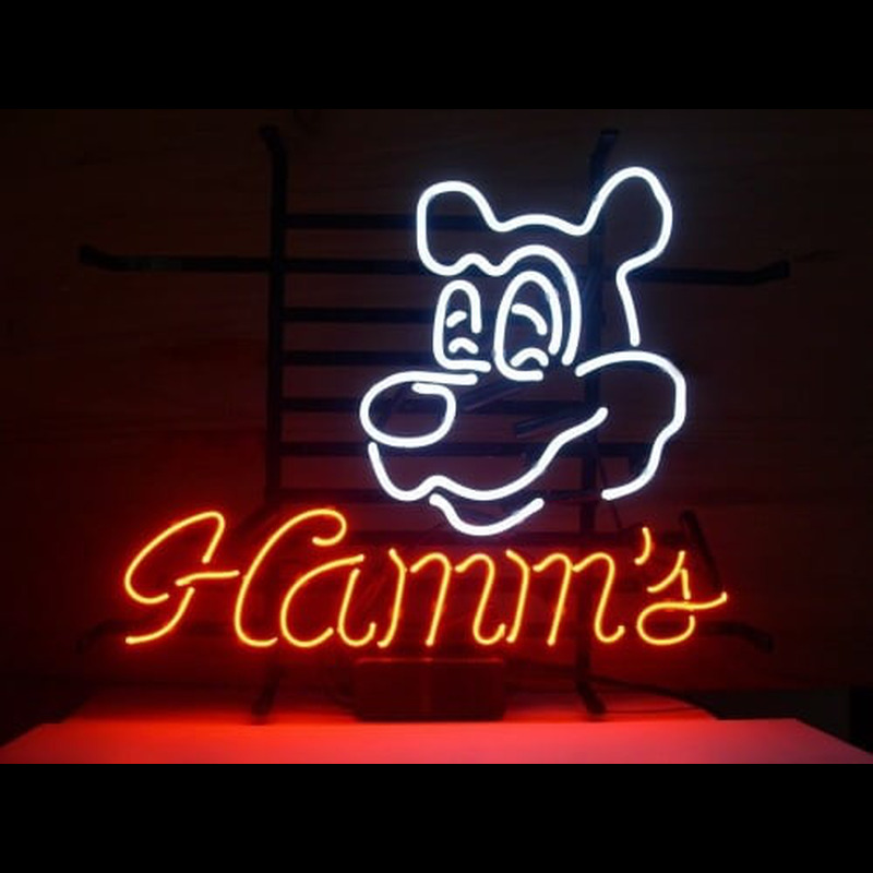 Hamms Dog Neon Skilt