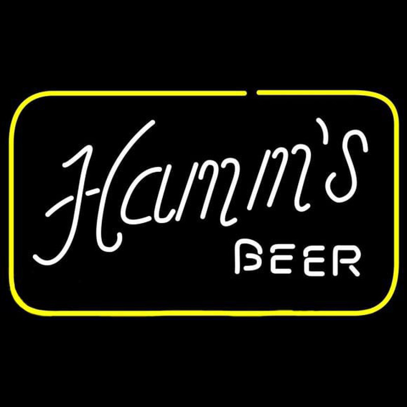Hamms Square Beer Sign Neon Skilt