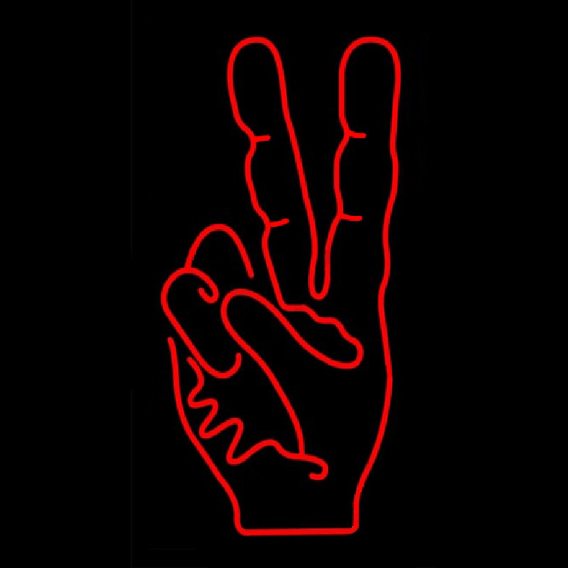 Hand Logo Neon Skilt