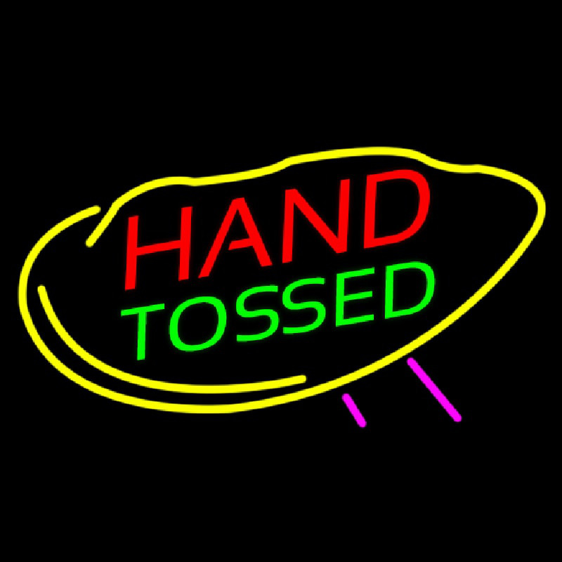 Hand Tossed Neon Skilt