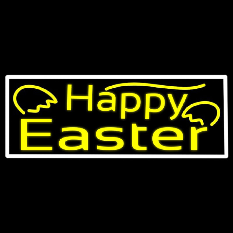 Happy Easter 5 Neon Skilt