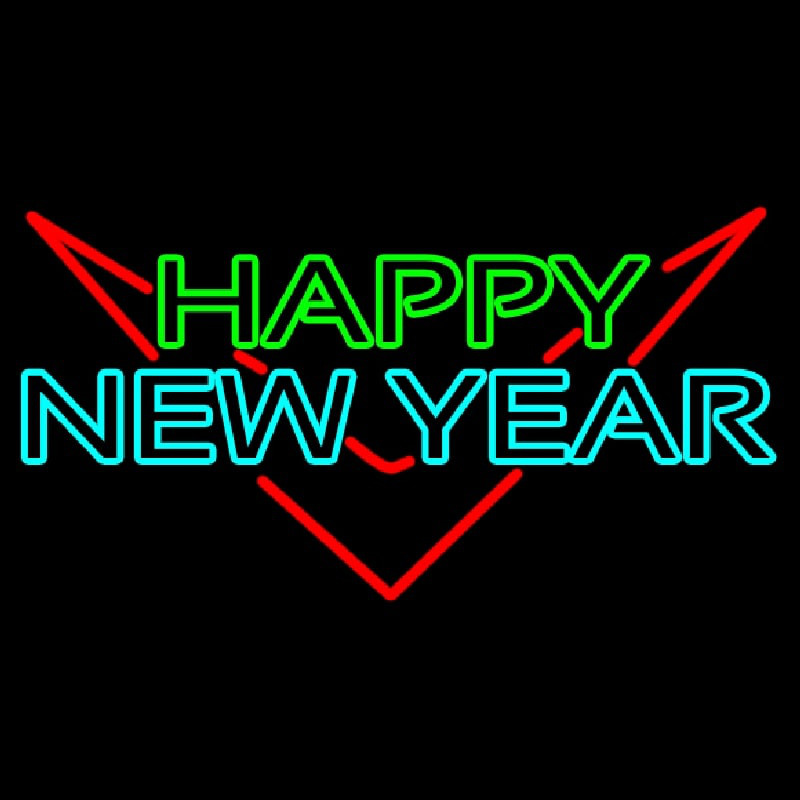 Happy New Year Logo 1 Neon Skilt