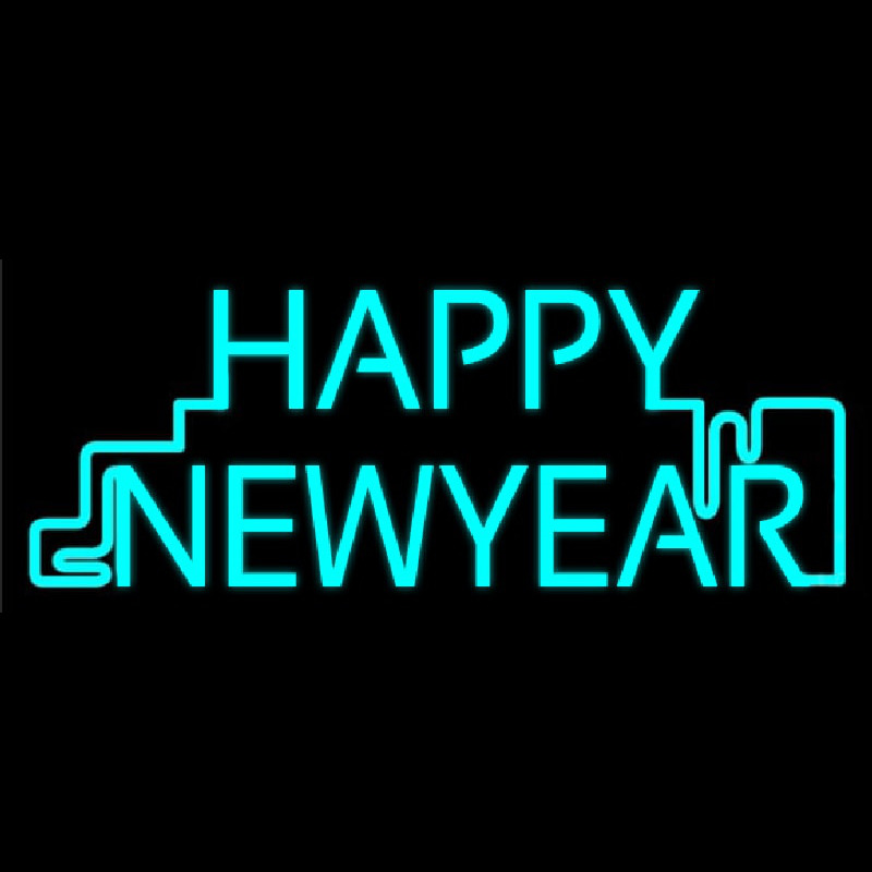 Happy New Year Neon Skilt