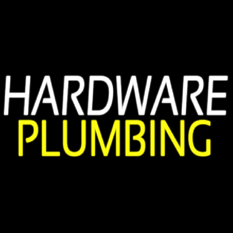 Hardware Plumbing Neon Skilt