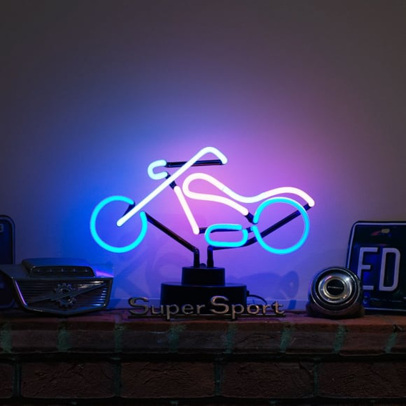 Harley Motor Desktop Neon Skilt