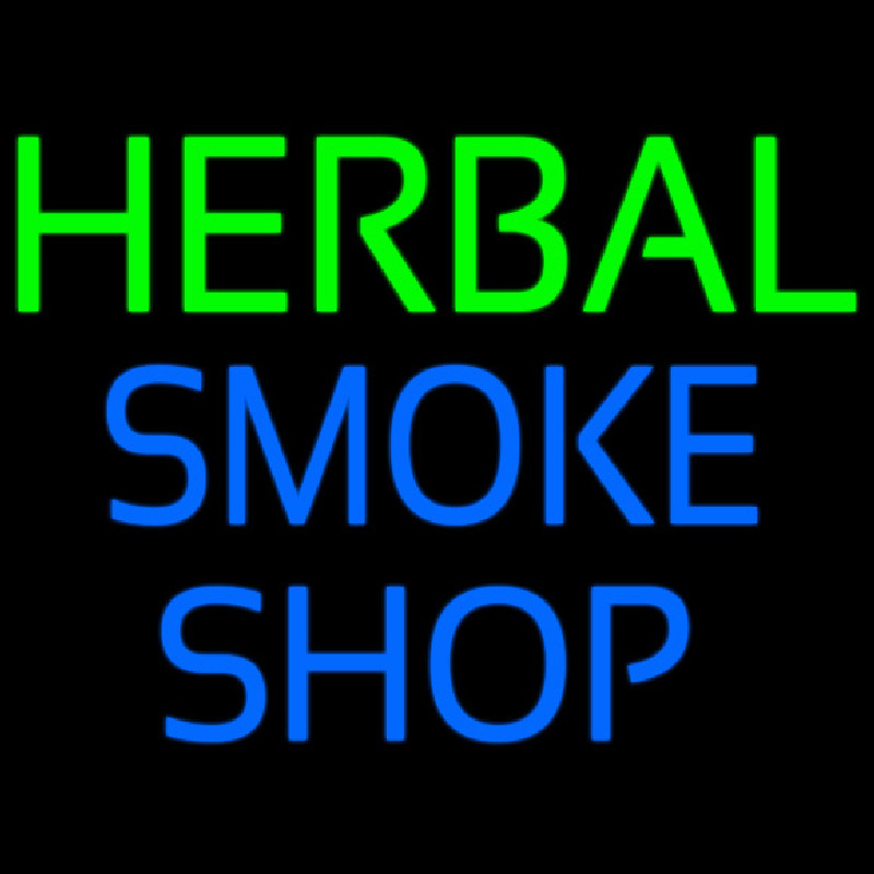 Herbal Smoke Shop Neon Skilt