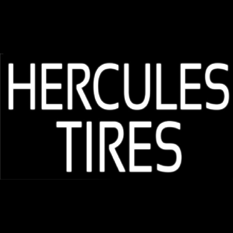 Hercules Tires 1 Neon Skilt