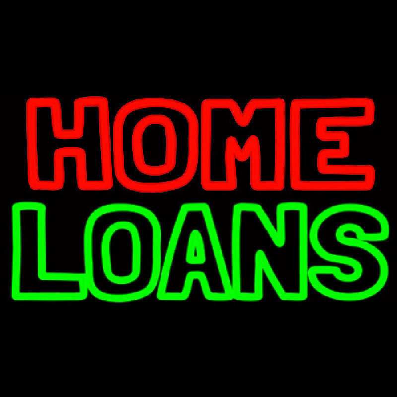 Home Loans Neon Skilt