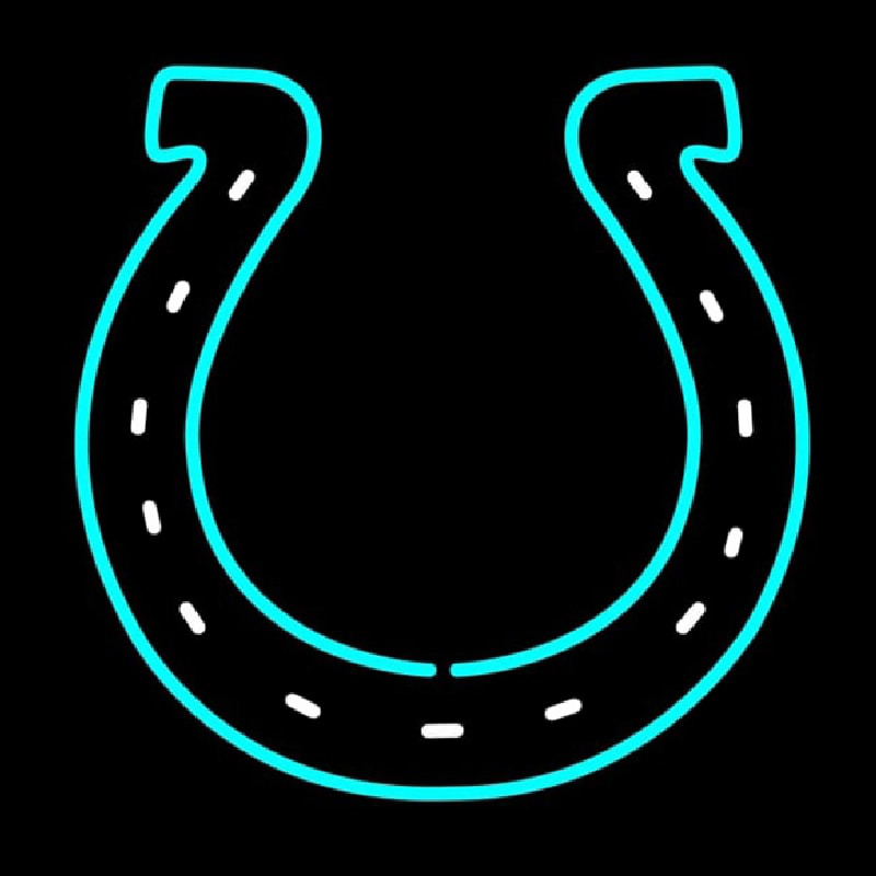 Horseshoe Logo Neon Skilt