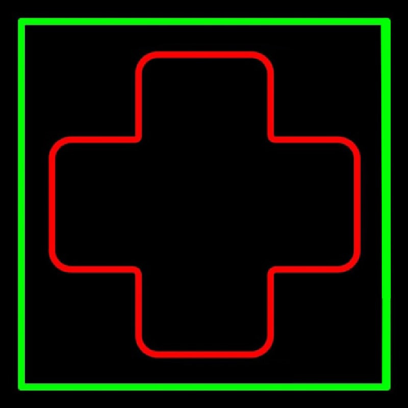 Hospital Plus Logo 1 Neon Skilt
