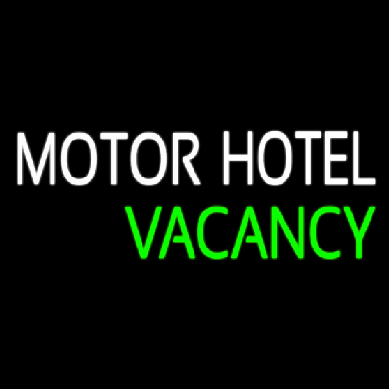 Hotel Vacancy Neon Skilt