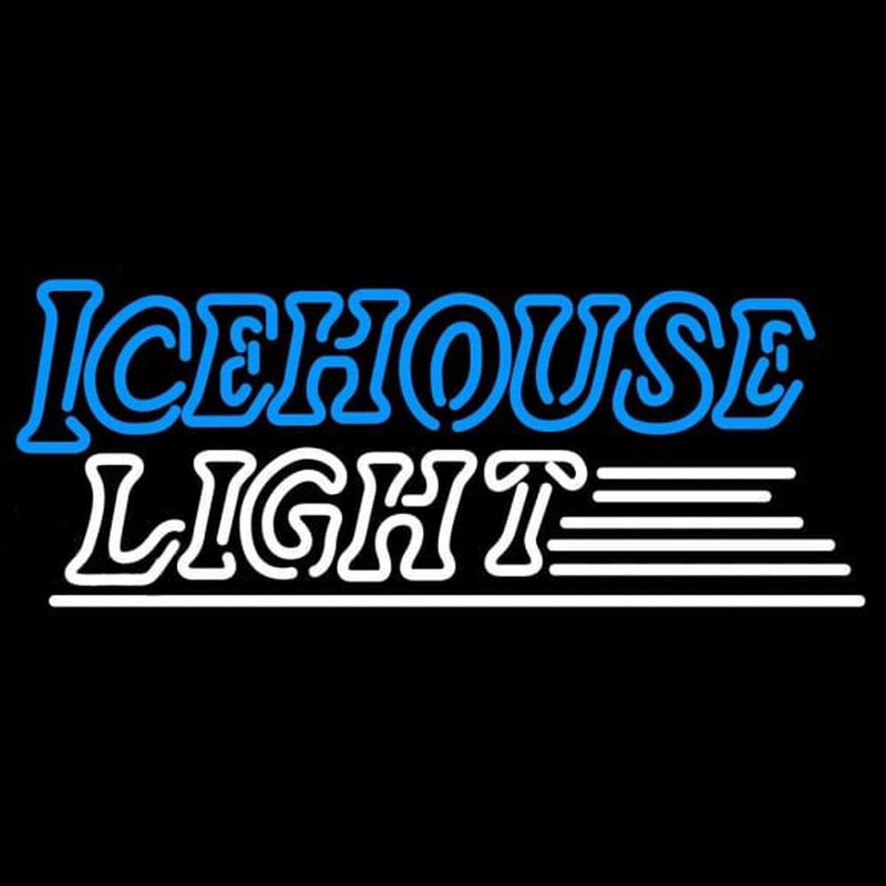 Icehouse Light Beer Sign Neon Skilt
