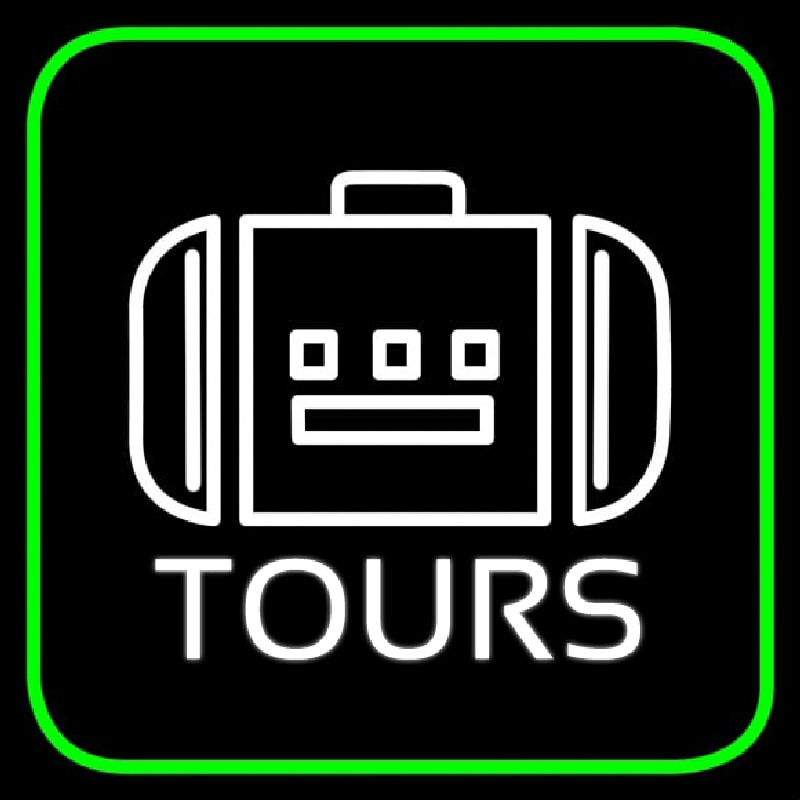 Icon Tours Neon Skilt