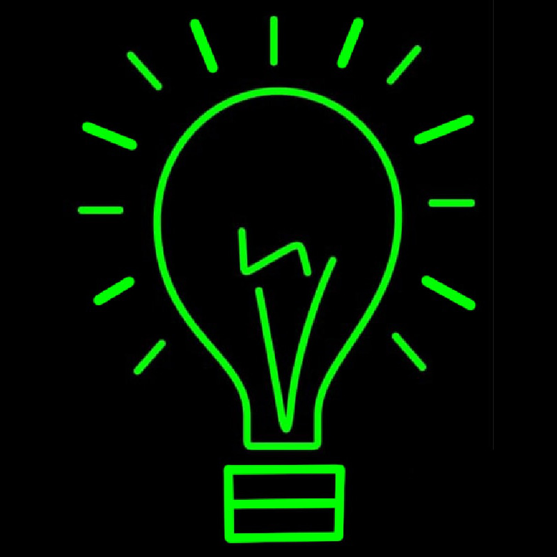 Idea Concept Bulb Neon Skilt