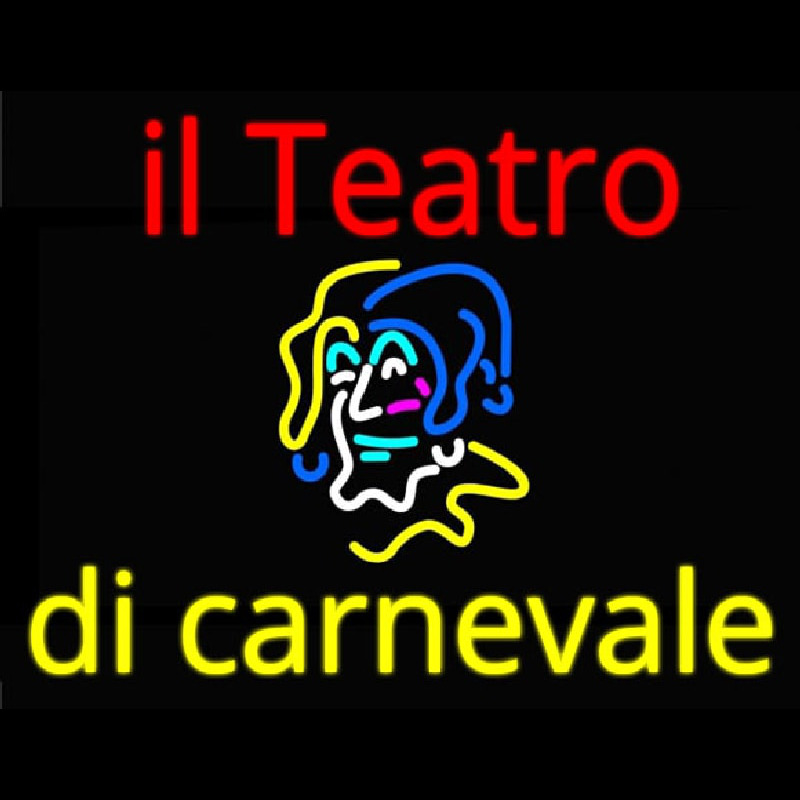 Il Teatro Di Carnevale Neon Skilt