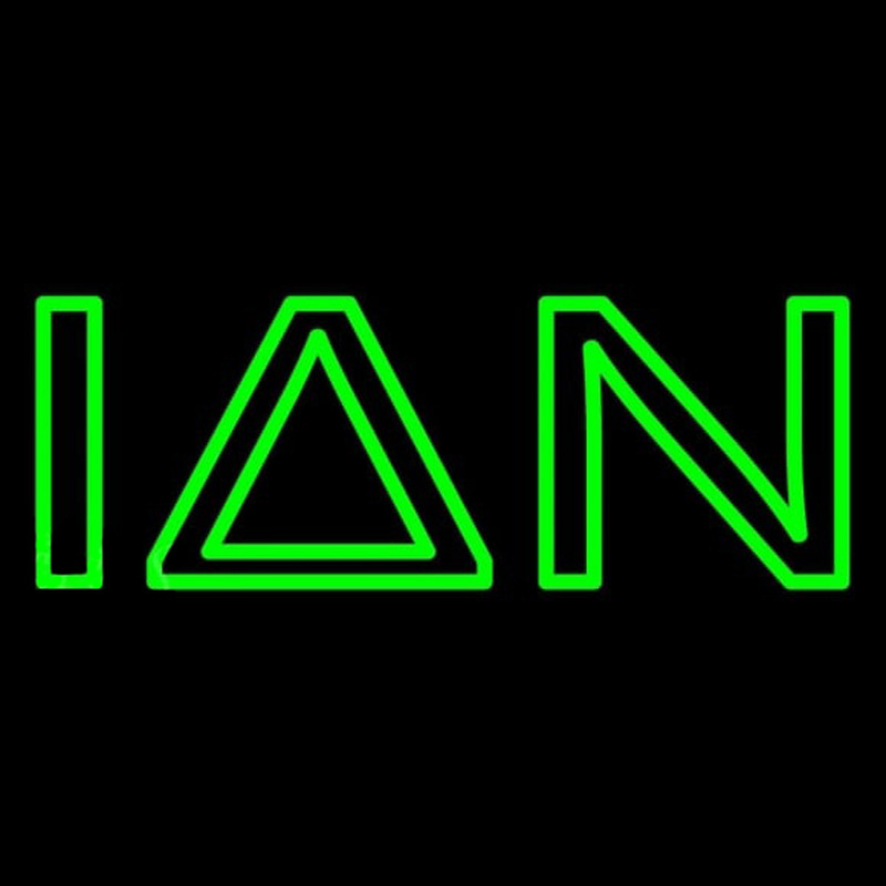 Iota Delta Nu Neon Skilt