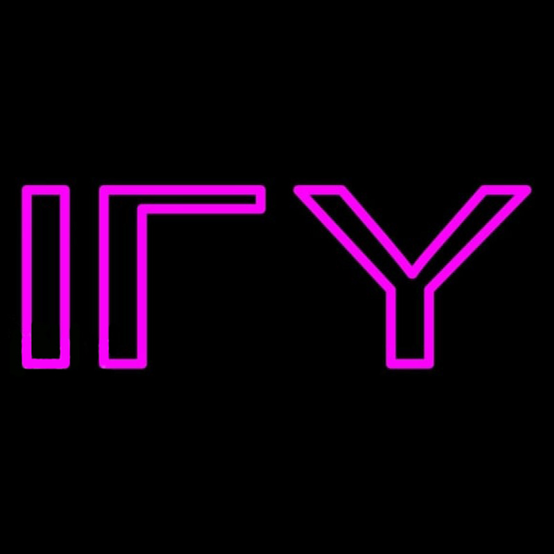 Iota Gamma Upsilon Neon Skilt