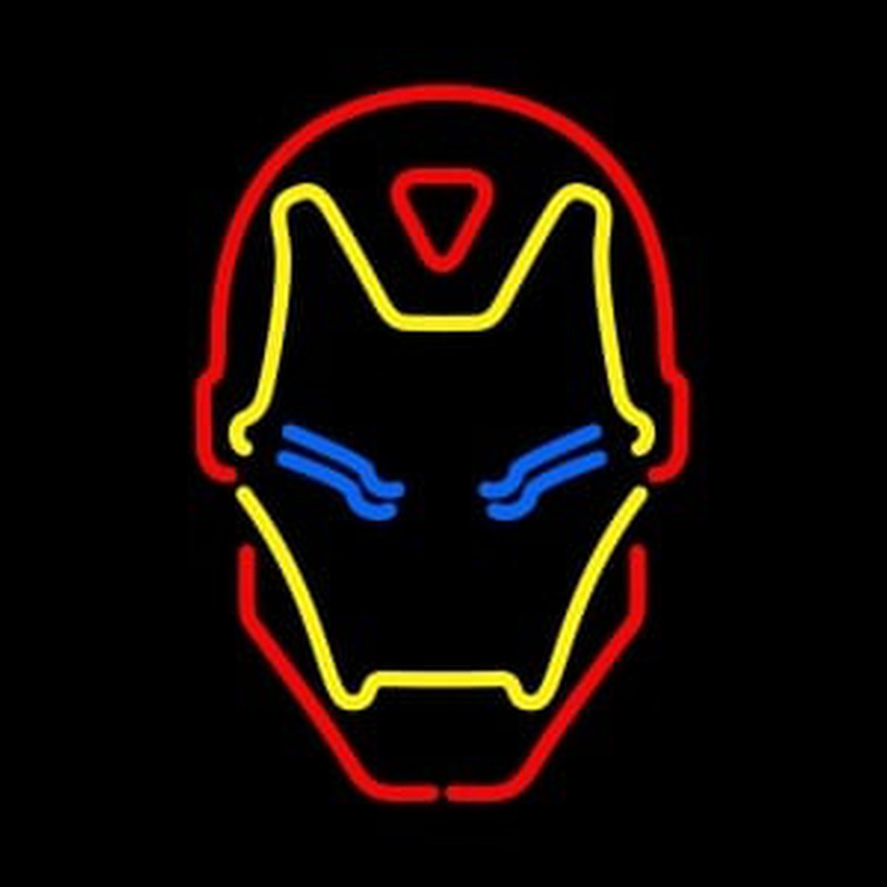 Iron Man Neon Skilt