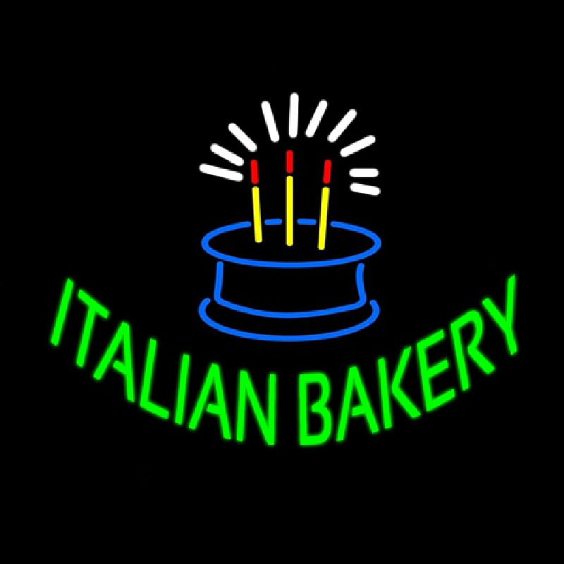 Italian Bakery Neon Skilt