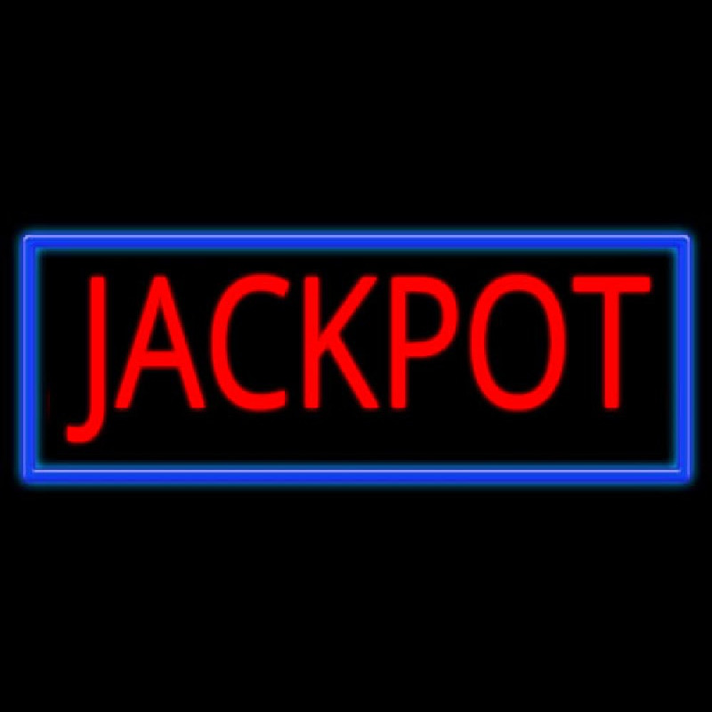 Jackpot Neon Skilt