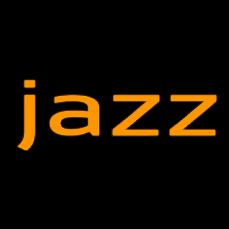 Jazz In Orange 1 Neon Skilt