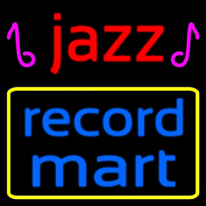 Jazz Record Mart 1 Neon Skilt