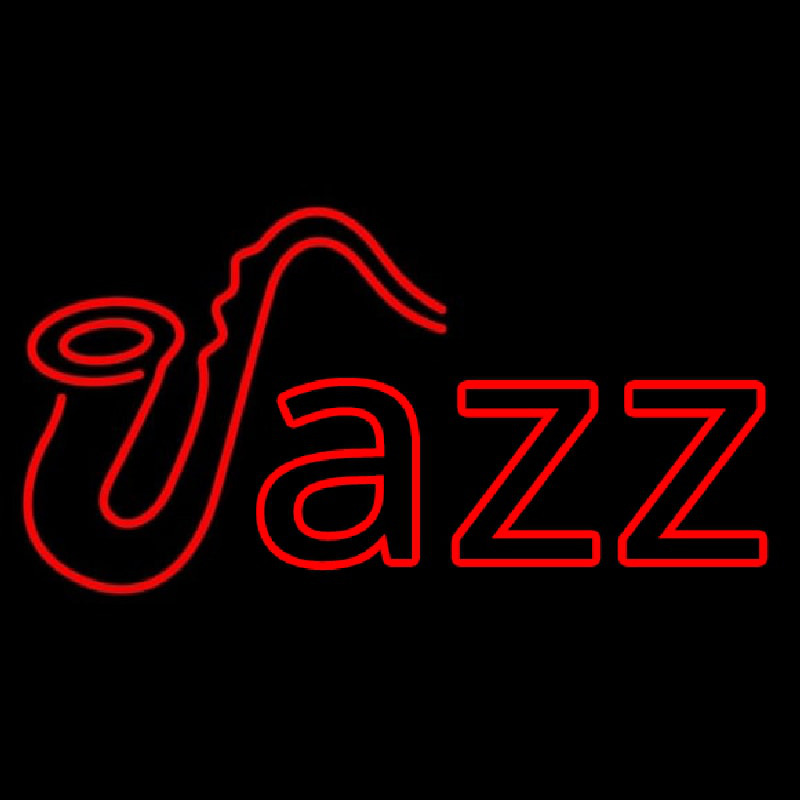 Jazz Red 2 Neon Skilt