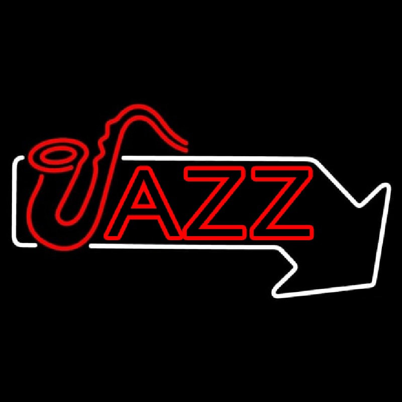 Jazz Red Neon Skilt