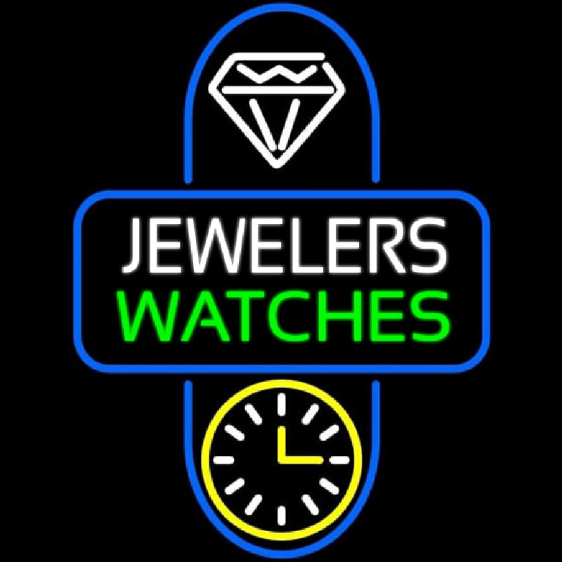 Jewelers Watches Neon Skilt