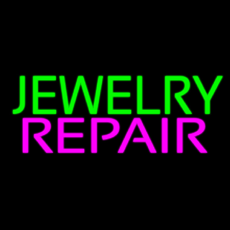 Jewelry Repair Neon Skilt