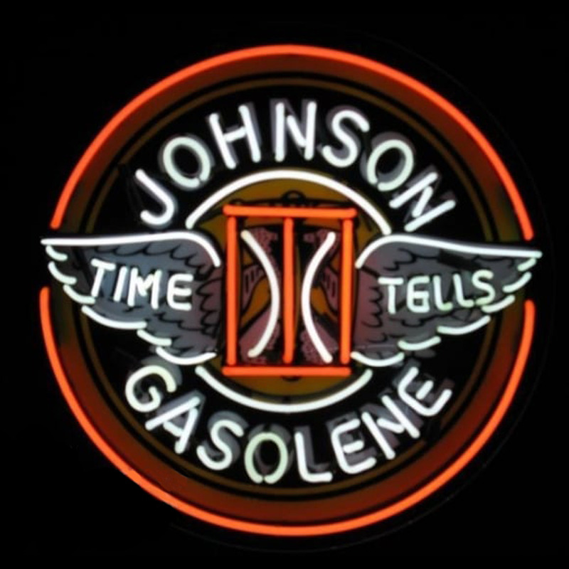 Johnson Gasoline Neon Skilt