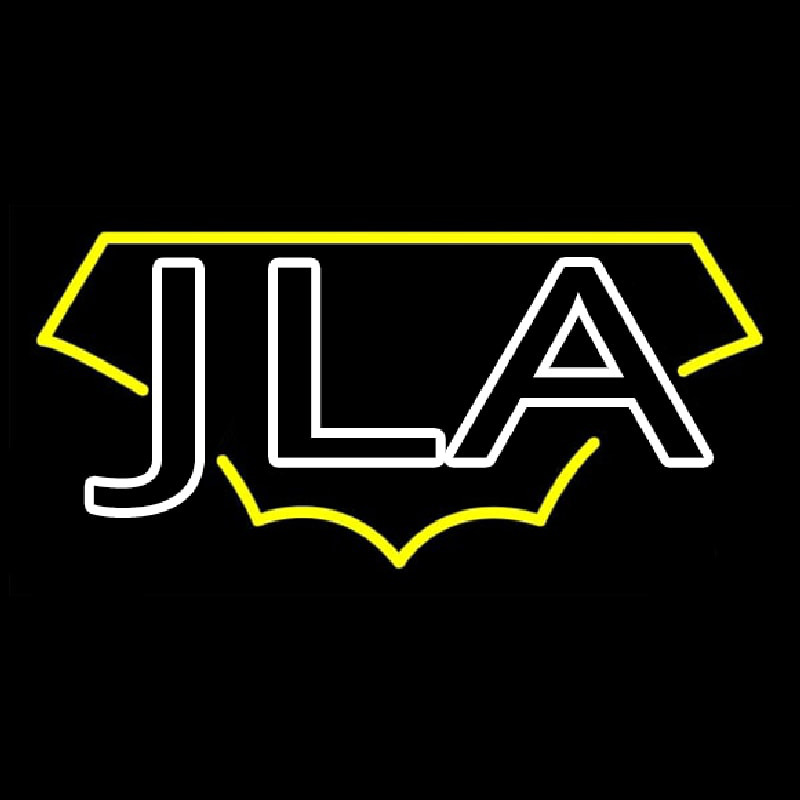 Justice League Of America Neon Skilt