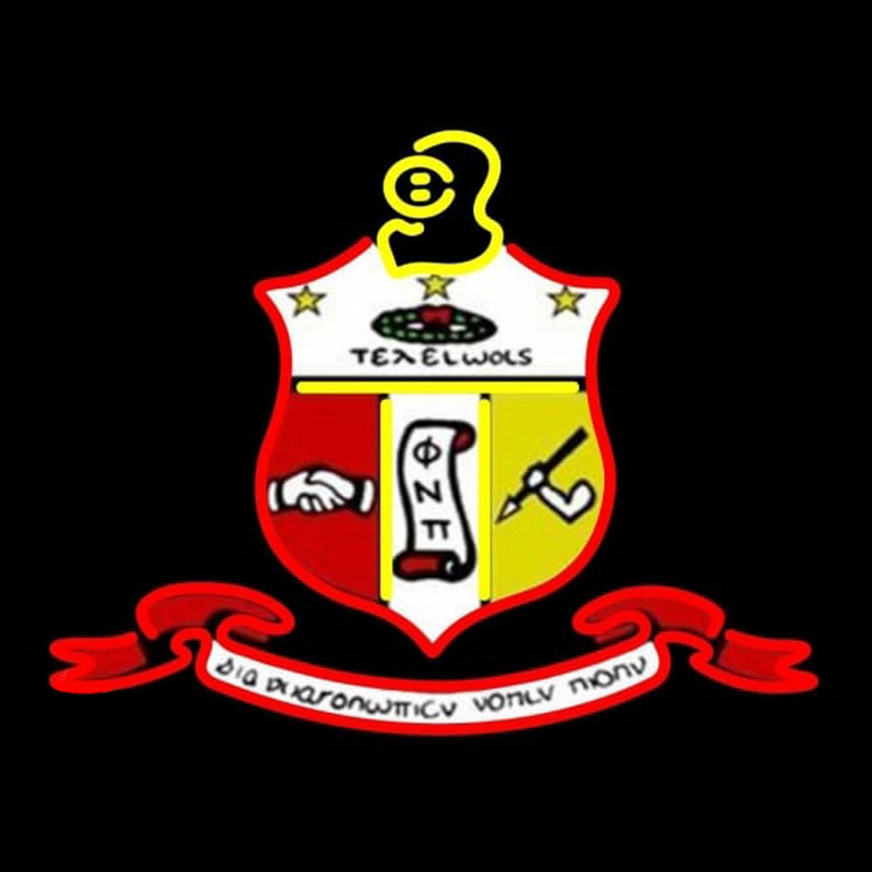 Kappa Alpha Psi Chapters Logo Neon Skilt