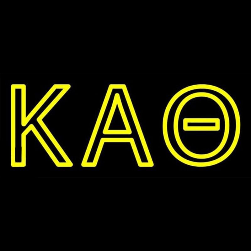 Kappa Alpha Theta Neon Skilt