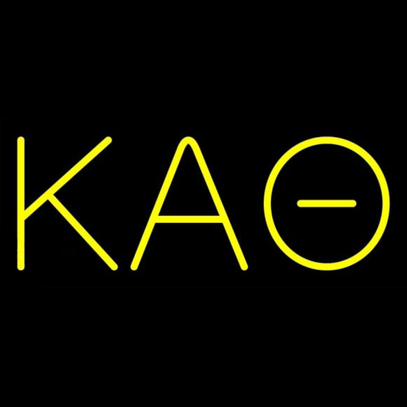 Kappa Alpha Theta Neon Skilt
