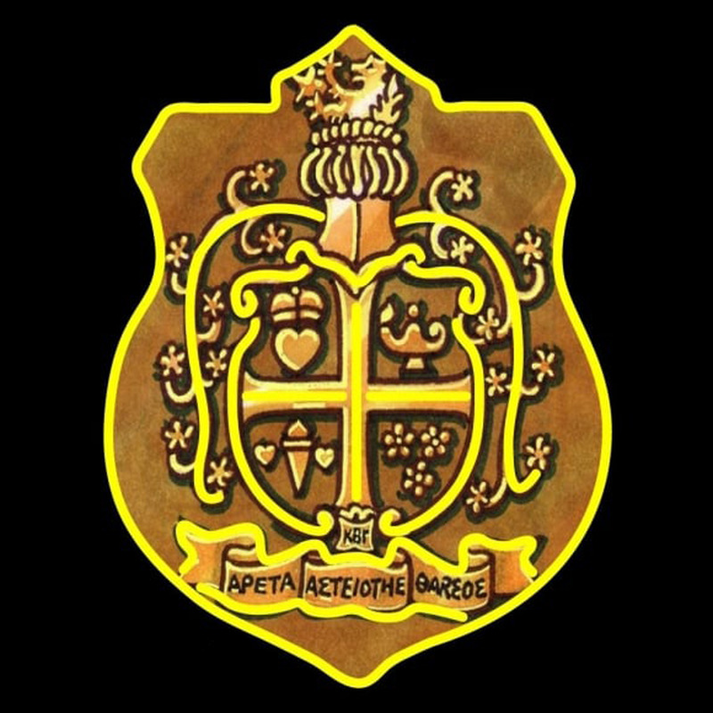 Kappa Beta Gamma Logo Neon Skilt