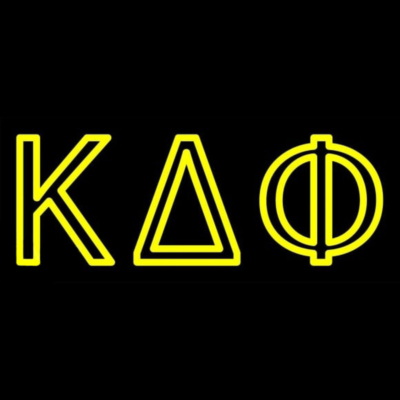 Kappa Delta Phi Neon Skilt
