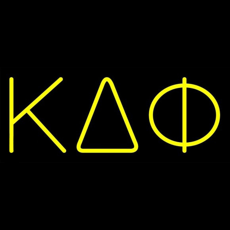 Kappa Delta Phi Neon Skilt