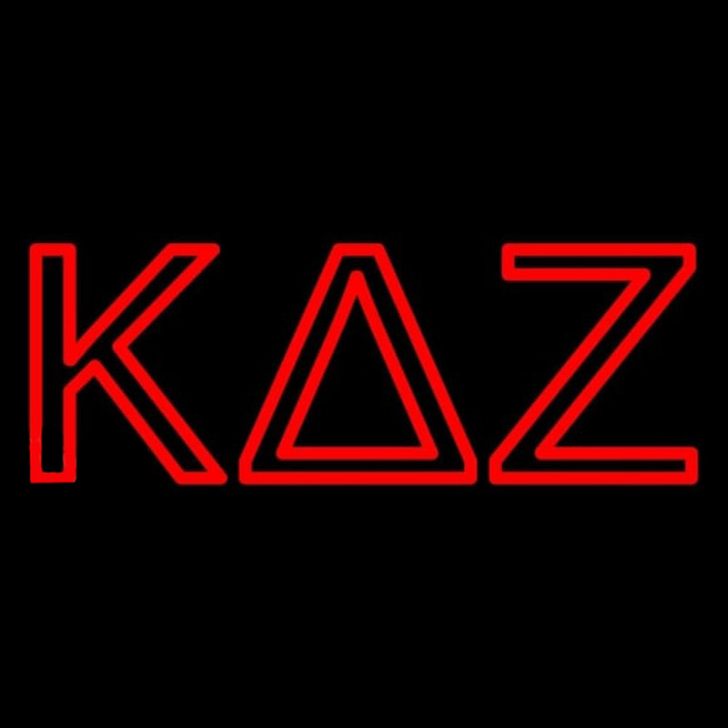 Kappa Delta Zeta Neon Skilt