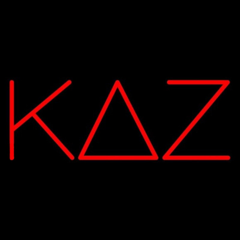 Kappa Delta Zeta Neon Skilt