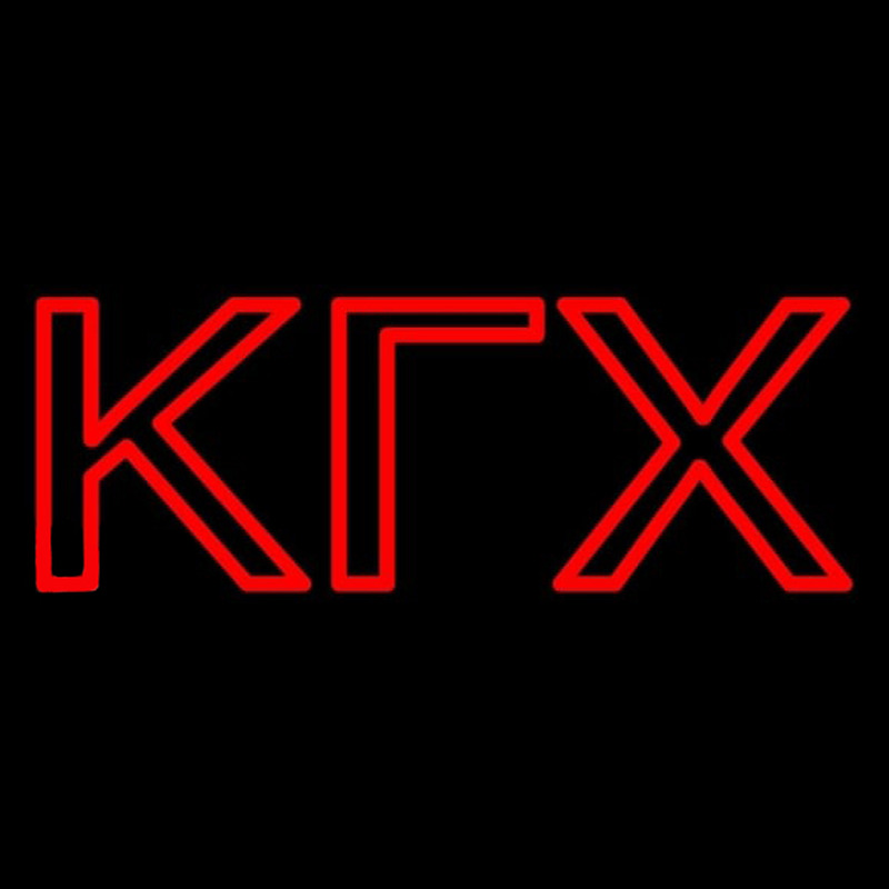 Kappa Gamma Chi Sorority Neon Skilt