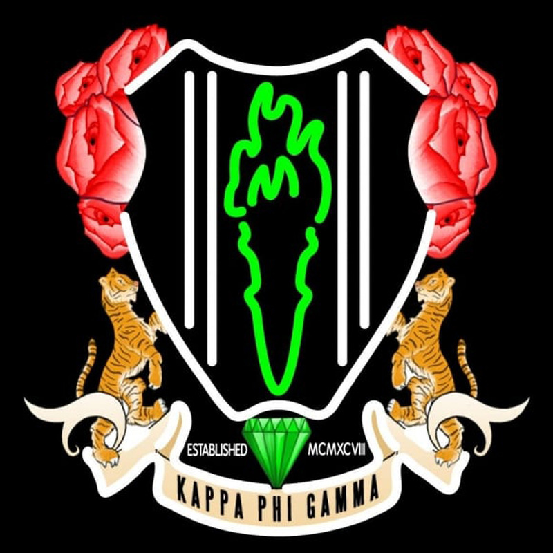 Kappa Phi Gamma Logo Neon Skilt