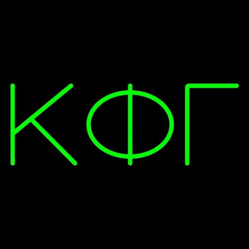Kappa Phi Gamma Neon Skilt