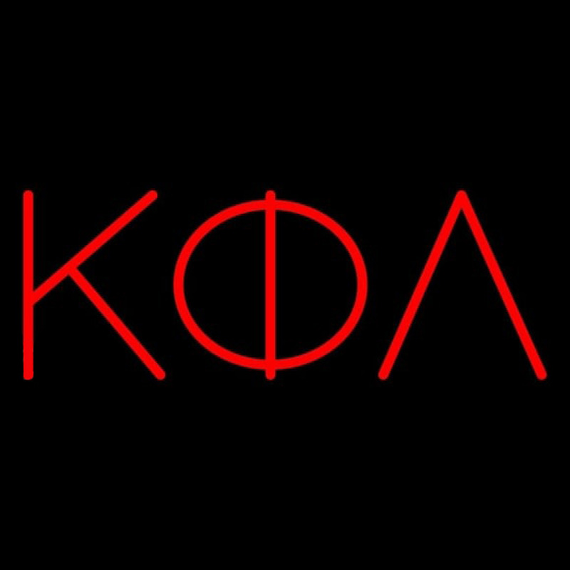 Kappa Phi Lambda Neon Skilt