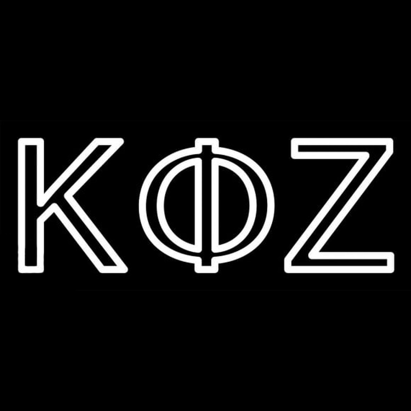 Kappa Phi Zeta Neon Skilt