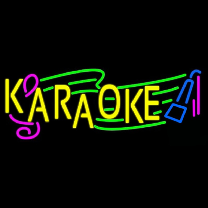 Karaoke 2 Neon Skilt